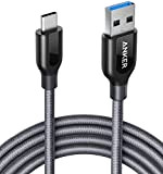 Anker, Powerline+, 0,9 m, câble USB C vers USB 3.0 A, fichier pour les appareils USB de type C, y ...