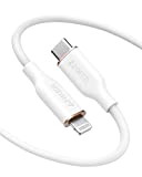 Anker Powerline III Flow, câble USB-C vers Lightning pour iPhone 12 Pro Max/12/11 Pro/X/XS/XR/8 Plus, AirPods Pro, (1,07 m) [Certifié ...
