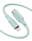 Anker Powerline III Flow, câble USB-C vers Lightning pour iPhone 12 Pro Max/12/11 Pro/X/XS/XR/8 Plus, AirPods Pro, (1,07 m) [Certifié ...