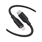 Anker PowerLine III Flow, câble USB-C vers Lightning pour iPhone 12 Pro Max/12/11 Pro/X/XS/XR/8 Plus, AirPods Pro, (1,07 m) [Certifié ...