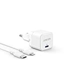 Anker PowerPort III 20 W Cube USB-C Chargeur avec câble de Charge USB-C vers Lightning Compatible avec iPhone 12/12 Mini/12 ...
