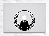 Anonymous Laptop MacBook iPad Tablet NoteBook Autocollant Vinyl Skin by Inspired Walls®