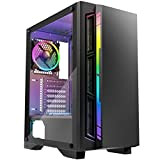 Antec New Gaming NX400 Midi-Tower, RGB, Tempered Glass - Noir