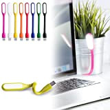 ANTEVIA - Lampe USB ordinateur LED flexible 17cm | PLUS DE 20 MODÈLES | PC Portable | Couleur : Jaune ...