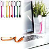 ANTEVIA - Lampe USB ordinateur LED flexible 17cm | PLUS DE 20 MODÈLES | PC Portable | Couleur : Orange ...