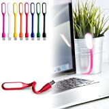 ANTEVIA - Lampe USB ordinateur LED flexible 17cm | PLUS DE 20 MODÈLES | PC Portable | Couleur : Rouge ...