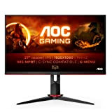 AOC Gaming 27G2 Moniteur de Gaming (FHD, HDMI, DisplayPort, Free-Sync, Temps de réponse 1 ms, 144 Hz, 1920 x 1080) ...