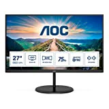 AOC V4 Q27V4EA LED Display 68,6 cm (27") 2560 x 1440 Pixels 2K Ultra HD Noir