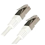 APM 560346 - Câble RJ45 Cat 6 FTP - Câble RJ45 1m - Câble Ethernet 1m - Connecteurs Mâle/Mâle - ...