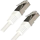 APM 560349 - Câble RJ45 Cat 6 FTP - Câble RJ45 10m - Câble Ethernet 10m - Connecteurs Mâle/Mâle - ...