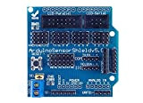 ARCELI Carte d'extension UNO R3 Sensor Shield V5.0 pour système Arduino Genuino