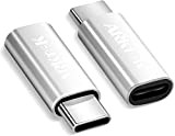 ARKTek Adaptateur USB C vers Lighting, (Lot de 2) Adaptateur Lighting (Femelle) vers USB c (mâle) Chargeur pour Galaxy S10 ...