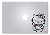 Artstickers. Autocollant pour ordinateur portable 11" et 13". Design Hello Kitty. Autocollant pour MacBook Pro Air Mac portable Couleur : ...