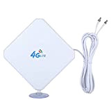 ASHATA Antenne 4G LTE, antenne Haute Puissance LTE TS9 3G Amplificateur de réseau de l'antenne 35dBi 4G, antenne de Signal ...