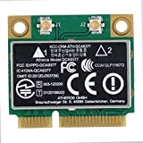 ASHATA Carte réseau PCI-E, Carte Réseau Wi-FI Mini PCI-Express 433Mbps Dual Band 2.4G/5Ghz Soutien Bluetooth 4.2 pour Windows 7/10