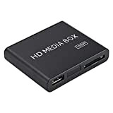 ASHATA HD Mini Media Player, Lecteur Multimédia Boîtier Media Player USB 1080P HDMI AV Support USB MMC RMVB MP3 AVI ...