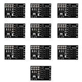 ASHATA NRF24L01 + Breakout Adapter, 10PCS 3.3V 8Pin NRF24L01 + Wireless Module Pinboard Socket Adapter Module Board
