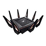 ASUS GT-AX11000 - Routeur gaming Wi-Fi 6 triple bande AX11000 - 10G, processeur 4 coeurs, bande DFS, WTFast, Adaptive QoS, ...