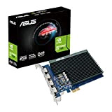 ASUS NVIDIA GeForce GT 730 – Carte graphique (2GB GDDR5, 4x HDMI, PCIe 2.0, Design à slot unique, Refroidissement passif)