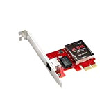 ASUS PCE-C2500 2.5G Base-T Adaptateur réseau PCIe avec rétrocompatibilité Prise en Charge 2.5G/1G/100Mbps, Port RJ45