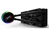 ASUS ROG RYUO 240, Kit de watercooling All-in-One ventilateur de 240 mm, interface OLED LiveDash en couleurs, Aura Sync RGB