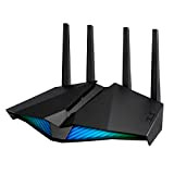 ASUS RT-AX82U - Routeur gaming AX5400 avec Wi-Fi 6 (802.11ax) double bande, mode Gaming Mobile, ASUS Aura RGB, AiProtection Pro ...