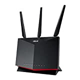 ASUS RT-AX86S - Routeur Gaming AX5700 Wi-Fi 6, Double bande, Mode Gaming Mobile, AiProtection Pro gratuit à vie, AiMesh, Port ...