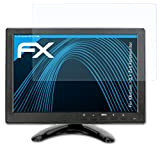 atFoliX Film Protection d'écran Convient pour KKmoon 10,1 Zoll Farbmonitor, Protecteur d'écran Ultra-Clair FX Écran Protecteur