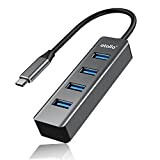 atolla Hub USB C, Type C vers 4 Ports USB 3.0 Data Hub en Aluminum pour Transfert de Données 5Gb/s ...