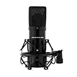 AUNA Pro MIC-900 - Microphone Studio, Micro, Capsule de 16 mm, Caractéristique cardioide, Étoile et charnière 57/8" incluses, Châssis en ...