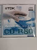 Authentique  Original TDK CD-R 80 jusqu'à 48 x Speed 700 Mo CD enregistrable dans un boîtier. (EAN?: 4902030179328)