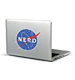 Autocollant pour ordinateur portable NASA NERD