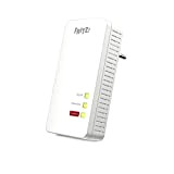 AVM FRITZ!Powerline 1260E Single-Adapter (1.200 MBit/s, point d'accès WLAN, idéal pour le streaming de médias ou les connexions NAS, version ...