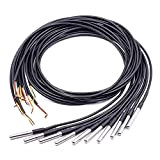 AZDelivery 10 x 1m DS18B20 Cable Capteur de Température Numérique TO92-55 - +125°C en Acier Inoxydable, Imperméable Compatible avec Arduino ...