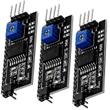 AZDelivery 3 x I2C Serial Adapter Board Module Interface pour LCD Display 1602 et 2004 Compatible avec Arduino et Raspberry ...