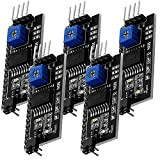 AZDelivery 5 x I2C Serial Adapter Board Module Interface pour LCD Display 1602 et 2004 Compatible avec Arduino et Raspberry ...