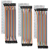 AZDelivery Breadboard Kit - 3X Jumper Wire m2m/f2m/f2f + Set de 3 MB102 Breadbord Compatible avec Arduino et Raspberry Pi ...