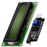 AZDelivery Display Module Vert LCD HD44780 16x2 avec Interface I2C 2x16 Caractères de Couleur Noire Compatible avec Arduino et Raspberry ...