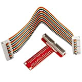 AZDelivery GPIO Breakout et Compatible Ribbon câble pour Raspberry Pi 3 / Zero / 2 / B + / A ...