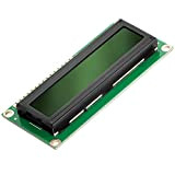 AZDelivery HD44780 1602 LCD Module Affichage Vert 2x16 caractères de Couleur Noire Compatible avec Arduino et Raspberry Pi incluant Un ...