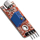 AZDelivery KY-038 Module d'acquisition Acoustique Microphone Voix - Capteur de Son Module Petit Compatible avec Arduino et Raspberry Pi y ...