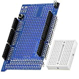 AZDelivery Prototype Shield avec Mini Breadboard Compatible avec Mega 2560 R3, Compatible avec Arduino incluant Un E-Book