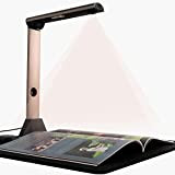 Bamboosang X7 Scanner de livres et de documents, appareil photo portable haute définition 15 MP, affichage automatique et de bureau, ...