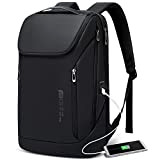 BanGe Business Smart Backpack Waterproof fit 15.6 Inch Laptop Backpack with USB Charging Port,Travel Durable Backpack, Black
