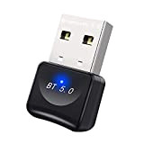 BaofuA USB Bluetooth 5.0 Adaptateur Mini Clé Bluetooth sans Fil pour PC Windows 11,10, 8, 7, XP, Vista pour équipements ...