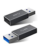 Basesailor Adaptateur USB C Femelle vers USB 3.0 Mâle 2-Pack,Connecteur Type-A 3.1 5 Gbps GEN 1 pour MagSafe Chargeur,iPhone 11 ...