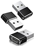 BASESAILOR Adaptateur USB C Femelle vers USB A Mâle 3-Pack,Chargeur Type C USB A Convertir pour Apple Watch 7,iPhone 11 ...