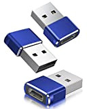 BASESAILOR Adaptateur USB C Femelle vers USB A Mâle 3-Pack,Convertisseur Câble Chargeur Type C pour iPhone 12 13 Pro Max ...
