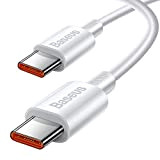 Baseus 100W Câble USB C vers USB C 2M, 20V/5A PD Câble de Charge Rapide Type C, Cordon Câble de ...