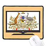 beatChong Canberra Australie Emblème National de Souris d'ordinateur épaulière en Caoutchouc Tapis de Souris de Bureau Jeu
